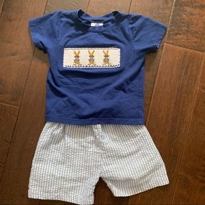 ❌SOLD❌ Bunny Smocked Set